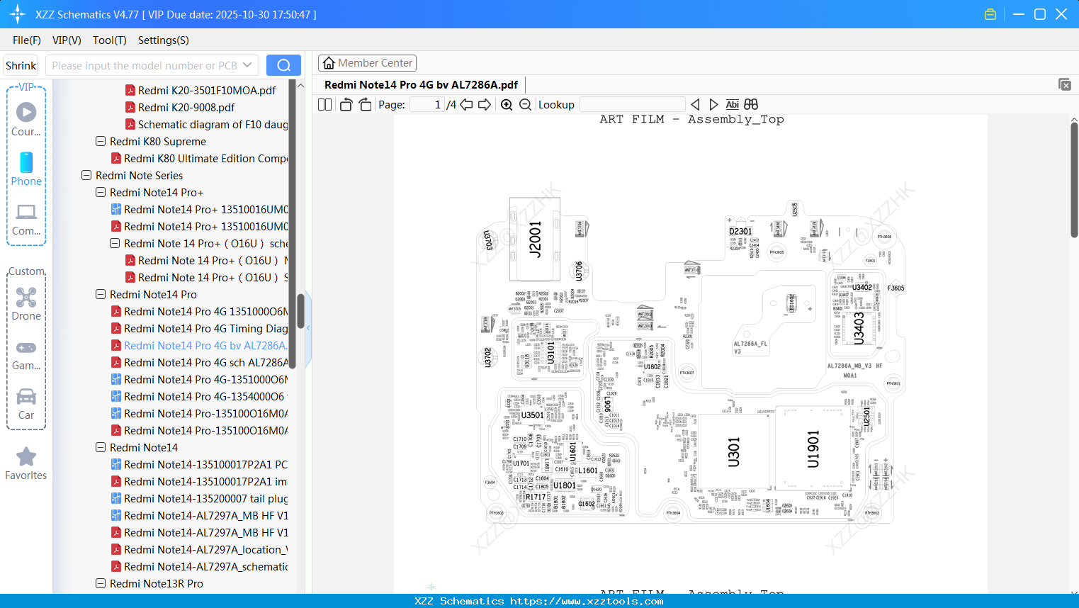 Xiaomi Redmi Note14 Pro 4G Bv AL7286A